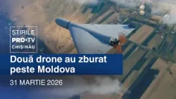 Știrile PRO TV (ORA 13:00) | DOUĂ DRONE AU ZBURAT PESTE MOLDOVA | Moldova 