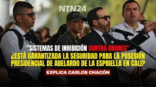 Is security guaranteed for Abelardo de la Espriella's presidential inauguration in Cali?
