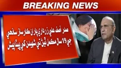 Sadar Asif Ali Zardari Paran Karsaz Sanihe Ja 19 Saal Mukammal Thiyan Te Shaheedan Khe Bhaitaa Pesh