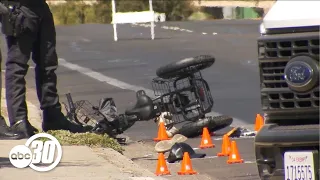 Elderly man on scooter hit and killed by ambulance in Merced