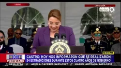 Presidenta Castro: "Ordeno que se organice y proceda la transición del nuevo gobierno de facto"