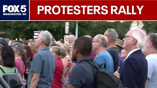 Protesters condemn Kennedy Center demolition threats