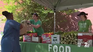 Baltimore partnership gives fresh produce to summer camp families