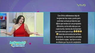 Fogón criticizes Caro Brito for alleged similarities to another show | Activando La Mañana