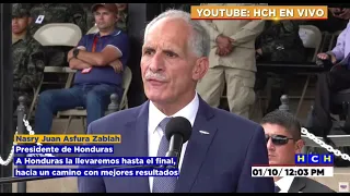 "Los vamos a proteger para que nos protejan": Asfura reitera su total apoyo a FFAA