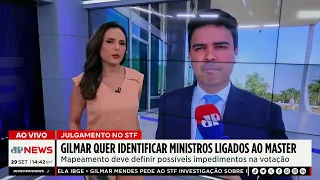 Gilmar quer identificar ministros ligados ao Master antes de julgar Moraes | TEMPO REAL