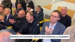 PROVINCIA DI CATANZARO, VENTI DA SUD CONSOLIDA LA LEADERSHIP