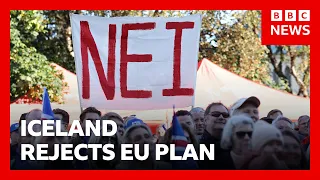 Iceland on track to reject EU referendum as counting nears end | BBC News