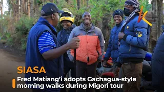 Fred Matiang’i adopts Gachagua-style morning walks during Migori tour