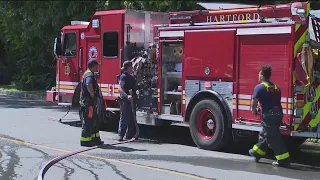 Scrap metal fire in Hartford under investigation