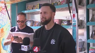 Steph Curry makes appearance at Oakland elementary school