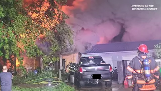 Lightning strike causes Jefferson County house fire