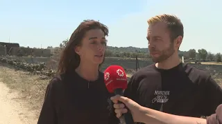 The testimony of a family from Navas del Rey after losing everything to the flames