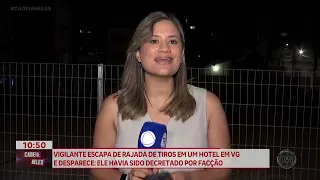 Security guard escapes hail of gunfire at Várzea Grande hotel and goes missing after being target...