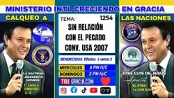 1254 CALQUEO SIN RELACION CON EL PECADO   CONV  USA 2007 sab  aclara JESUCRISTO HOMBRE 25 03 26
