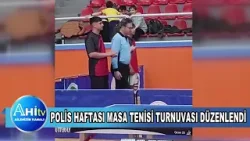 POLİS HAFTASI MASA TENİSİ TURNUVASI DÜZENLENDİ POLİS HAFTASI MASA TENİSİ TURNUVASI DÜZENLENDİ