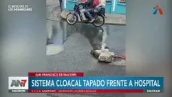 Denuncian que alcantarillado colapsa reiteradamente frente a hospital San Vicente de Paul