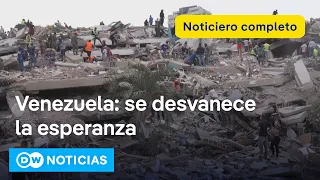 DW Noticias 29 junio: número de muertos por sismos podría aumentar "considerablemente", según la ONU