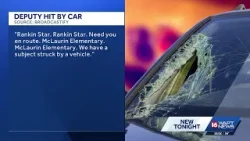 Помощник шерифа округа Ранкин восстанавливается после того, как его сбила машина во время выполне...