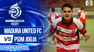 Madura United FC VS PSIM Jogja - Highlights | BRI Super League 2026/27