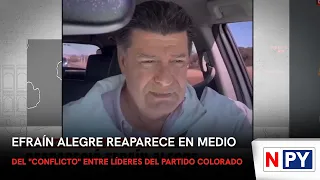 Efraín Alegre reappears amidst the "conflict" between Colorado Party leaders
