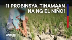 DA, tiniyak ang sapat na suplay ng bigas sa kabila ng El Niño; 11 probinsya, apektado na