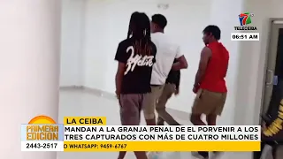 After million-dollar seizure in La Ceiba, suspects sent to El Porvenir Penitentiary