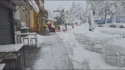 DOPO ANNI DI ATTESA TORNA LA NEVE IN SILA