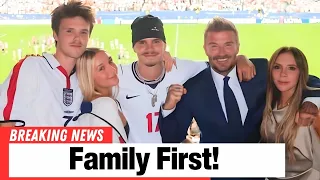 David Beckham Celebrates England Win with Emotional Family Tribute