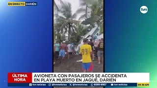 Aircraft crashes in Darién; four people unharmed after emergency landing