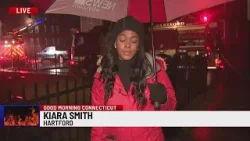 В Хартфорде на Ист-стрит вспыхнул пожар в многоквартирном доме.