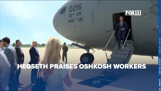 Hegseth thanks workers, backs $1.5 trillion defense budget in Wisconsin visit