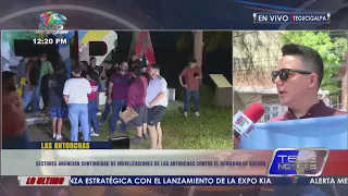 Sectores anuncian continuidad de movilizaciones de las antorchas contra el Gobierno de Asfura