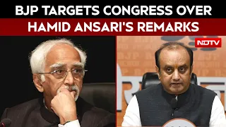 BJP Targets Congress, Rahul Gandhi Over Hamid Ansari's Remarks