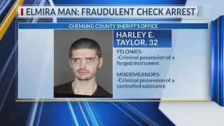 Sheriff: Elmira man charged after cashing fraudulent check