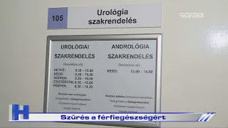 Szűrés a férfiegészségért – ZTV Híradó 2026-08-19