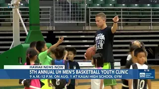 UH men’s basketball team to host free youth clinic on Kauai