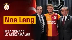 ? Galatasaray SK Başkanı Dursun Aydın Özbek ve Noa Lang’ın imza töreni sonrası ilk açıklamaları