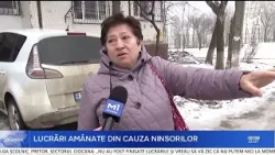 Programul „Curtea Europeană”, blocat de iarnă: locatarii din Ciocana reclamă lucrări abandonate