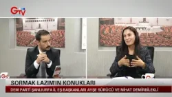 SORMAK LAZIM - DEM PARTİ ŞANLIURFA İL EŞ BAŞKANLARI AYŞE SÜRÜCÜ VE NİHAT DEMİRBİLEKLİ