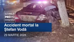 Știrile PRO TV (ORA 20:00) | ACCIDENT MORTAL LA ȘTEFAN VODĂ Știrile PRO TV (ORA 20:00) | ACCIDENT MORTAL LA ȘTEFAN VODĂ