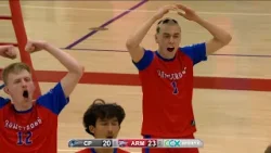 Волейбольный матч среди юношей | Армстронг против средней школы Чамплин Парк Волейбольный матч среди юношей | Армстронг против средней школы Чамплин Парк