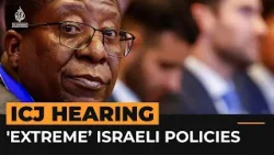 South Africa urges court to find Israeli occupation illegal | Al Jazeera Newsfeed