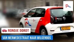 Rondje Dordt rijdt van de Merwedestraat naar Wilgenbos