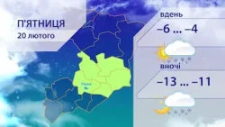 Прогноз погоди у Рівному на 20-23 лютого: морози змінюються відлигою