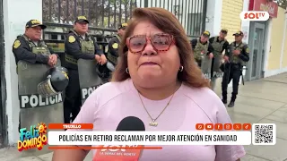 Trujillo: Retired police officers demand better healthcare services