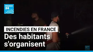 Incendies en France : des habitants défendent eux-mêmes leur quartier • FRANCE 24