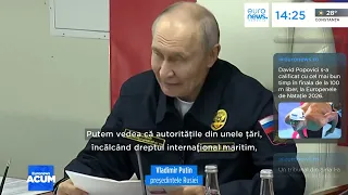 „Ne luați navele? Facem la fel”. Putin amenință Uniunea Europeană