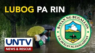 Bayan ng Bugallon sa Pangasinan, lubog pa rin