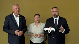 Sejm Extraordinary Committee in Dzierżoniów - press conference